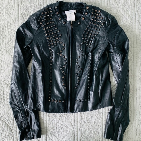 GIVENCHY Studded Leather Jacket - Picture 7 of 8